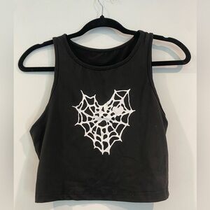 Spider heart top